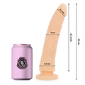 DELTA CLUB - TOYS DILDO NATUREL EN SILICONE MÉDICAL 23 CM -Ø- 4,5 CM