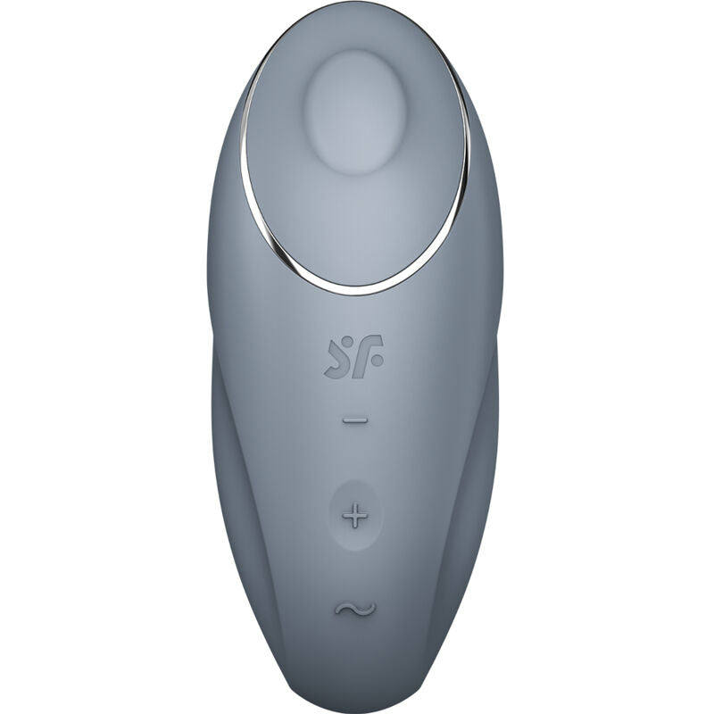 SATISFYER - TAP & CLIMAX 1 VIBREUR LAY-ON ROUGE