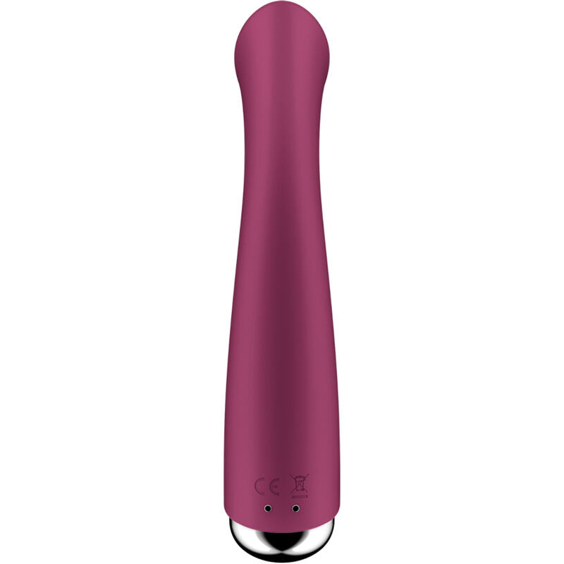 SATISFYER - SPINNING G-SPORT 1 VIBRATEUR ROTATIF ROUGE