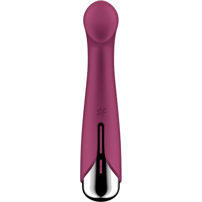 SATISFYER - SPINNING G-SPORT 1 VIBRATEUR ROTATIF ROUGE