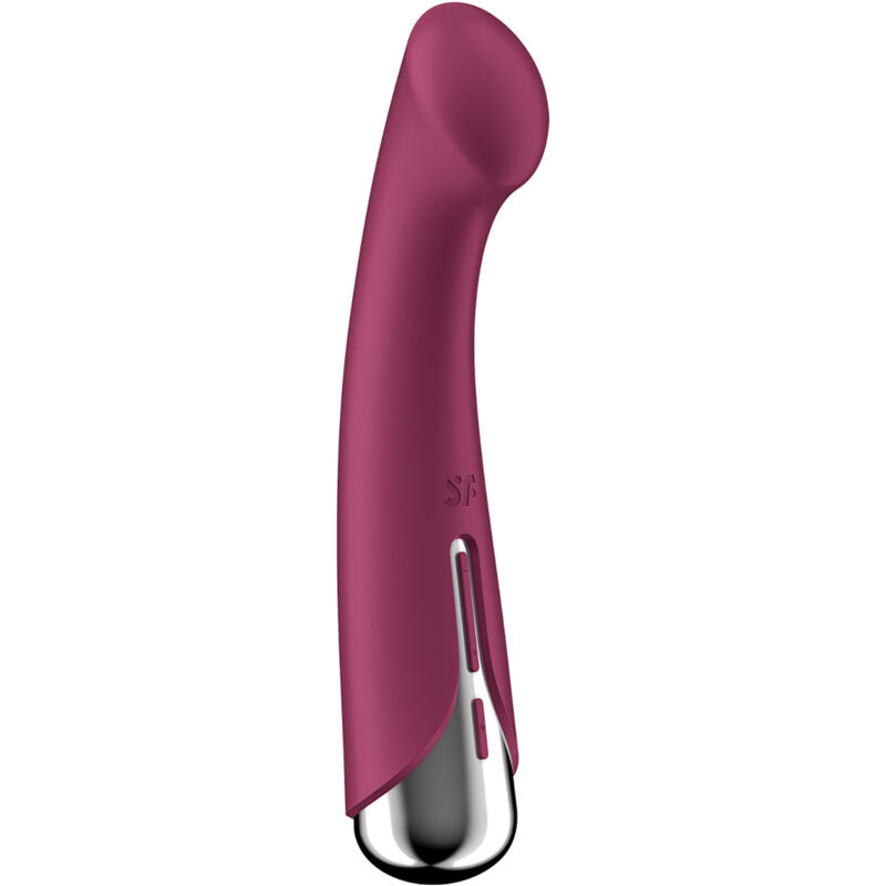 SATISFYER - SPINNING G-SPORT 1 VIBRATEUR ROTATIF ROUGE