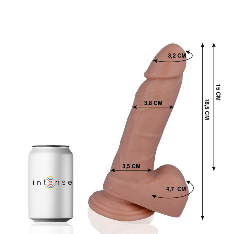 MR INTENSE - PÉNIS RÉALISTE 18,5 CM -O- 3,8 CM