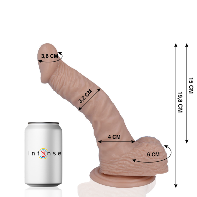 MR INTENSE - PÉNIS RÉALISTE 18 - 19.8 CM -O- 3.2 CM