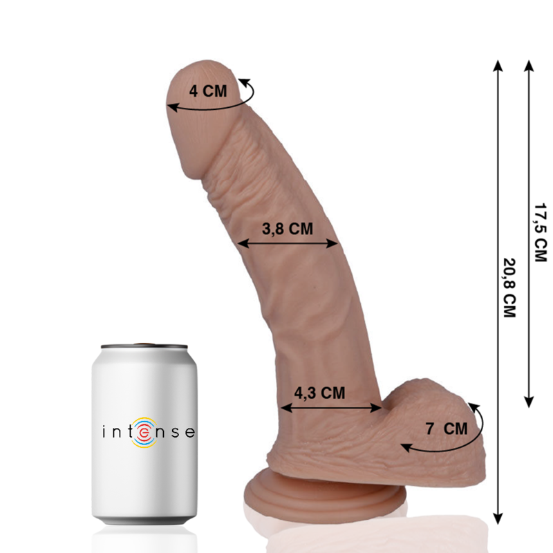 MR INTENSE - PÉNIS RÉALISTE DE 20,8 CM -Ø- 3,8 CM