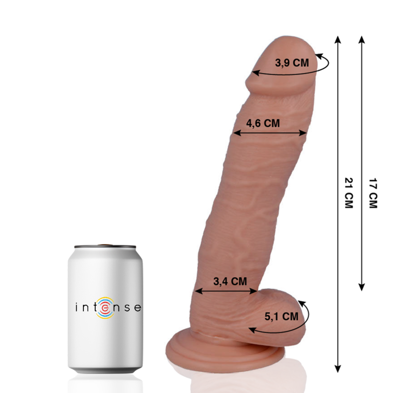 MR INTENSE - 24 PÉNIS RÉALISTE 21 CM -Ø- 4,6 CM