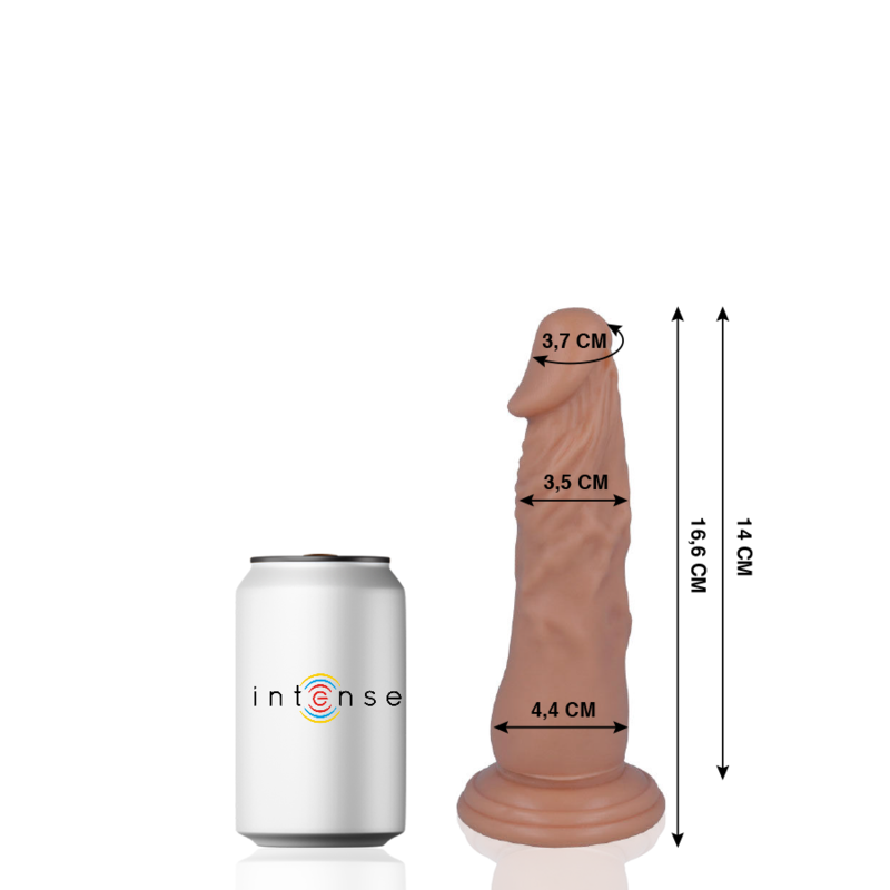 MR INTENSE - 6 PÉNIS RÉALISTES 16,6 CM -O- 4,4 CM