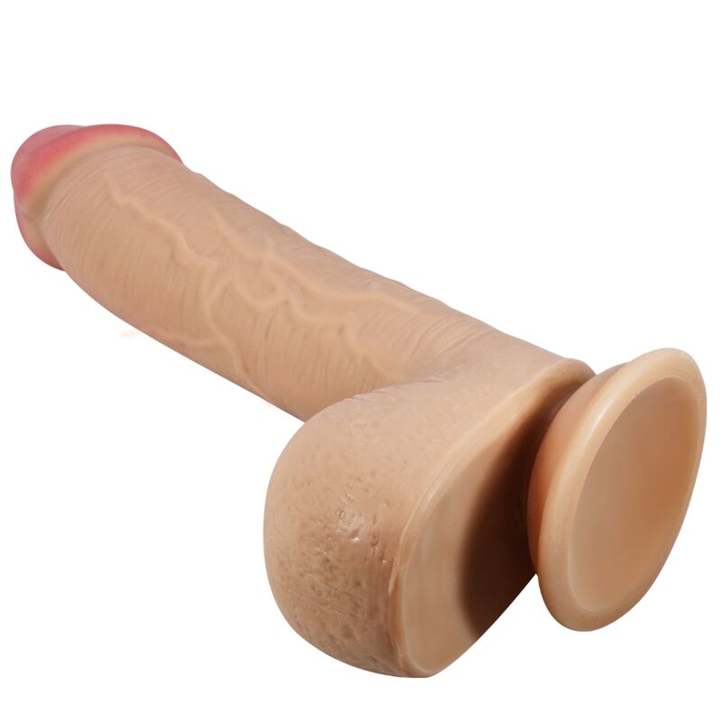 PRETTY LOVE - SÉRIE SLIDING SKIN DILDO RÉALISTE AVEC VENTOUSE EN CHAIR DE 23,4 CM