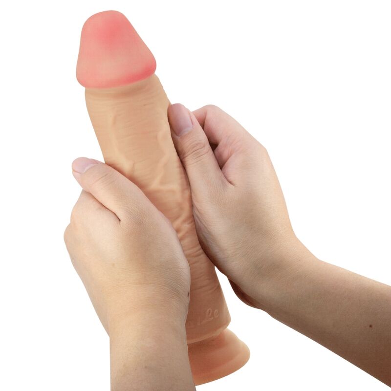 PRETTY LOVE - SÉRIE SLIDING SKIN DILDO RÉALISTE AVEC VENTOUSE EN CHAIR DE 23,4 CM