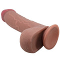 PRETTY LOVE - DILDO RÉALISTE SÉRIE SLIDING SKIN AVEC VENTOUSE SLIDING SKIN MARRON 23,4 CM