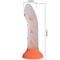 PRETTY LOVE - DILDO DE NUIT MAGIQUE SANS VIBRATION ORANGE FLUORESCENT