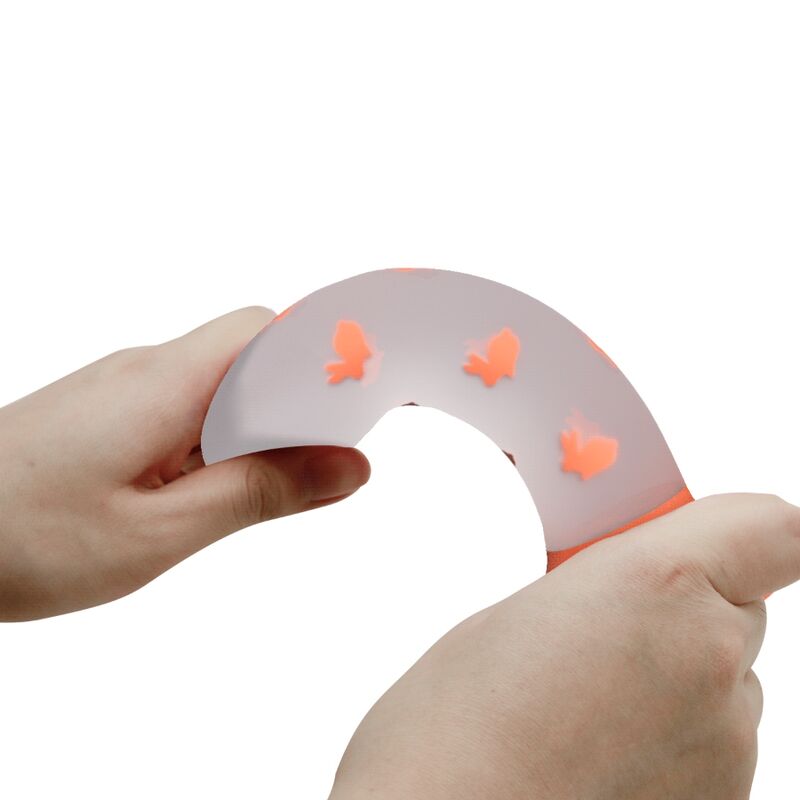 PRETTY LOVE - DILDO DE NUIT MAGIQUE SANS VIBRATION ORANGE FLUORESCENT