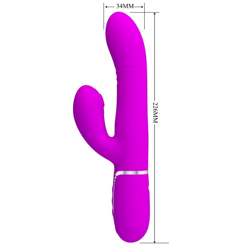 PRETTY LOVE - VIBROMASSEUR MULTIFONCTION POINT G FUCHSIA