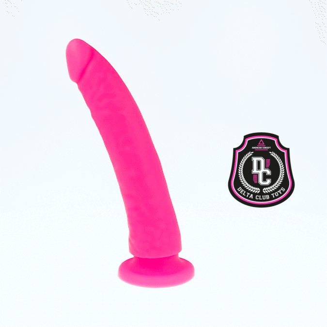 DELTA CLUB - JOUETS DILDO ROSE EN SILICONE MÉDICAL 20 CM -O- 4 CM