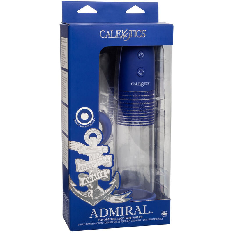 CALEXOTICS - KIT POMPE À ÉRECTION AMIRAL RECHARGEABLE