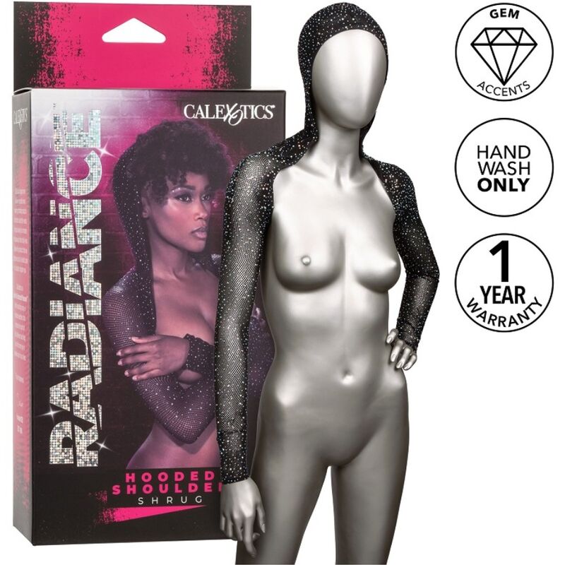 CALEXOTICS - RADIANCE BLOUSE À CAPUCHE ET ÉPAULES DÉCOUVERTES RHIN