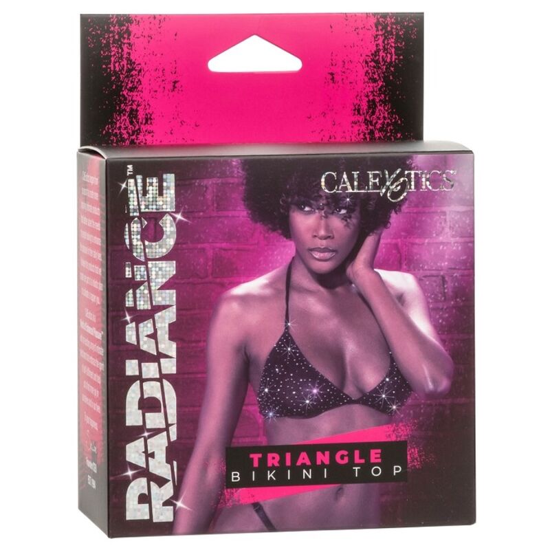 CALEXOTICS - RADIANCE TRIANGLE BIKINI-TOP RHIN