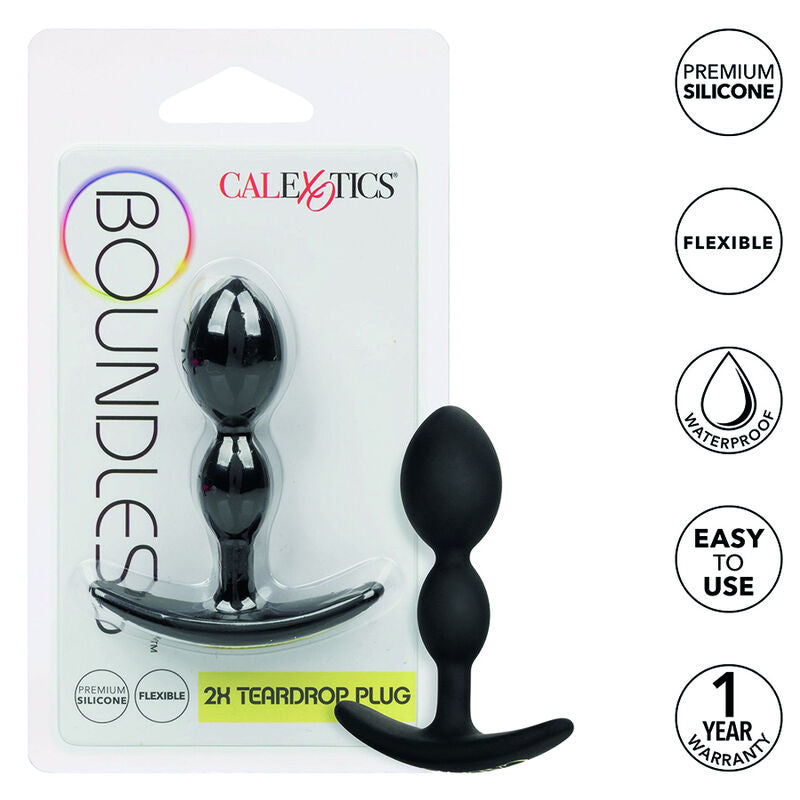 CALEXOTICS - BOUCHON TEARDROP 2X SANS LIMITES