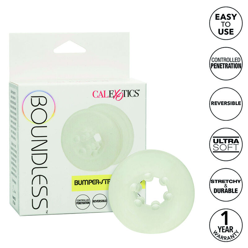 CALEXOTICS - ANNEAU VIBRANT BUMPER-STROKER SANS LIMITE