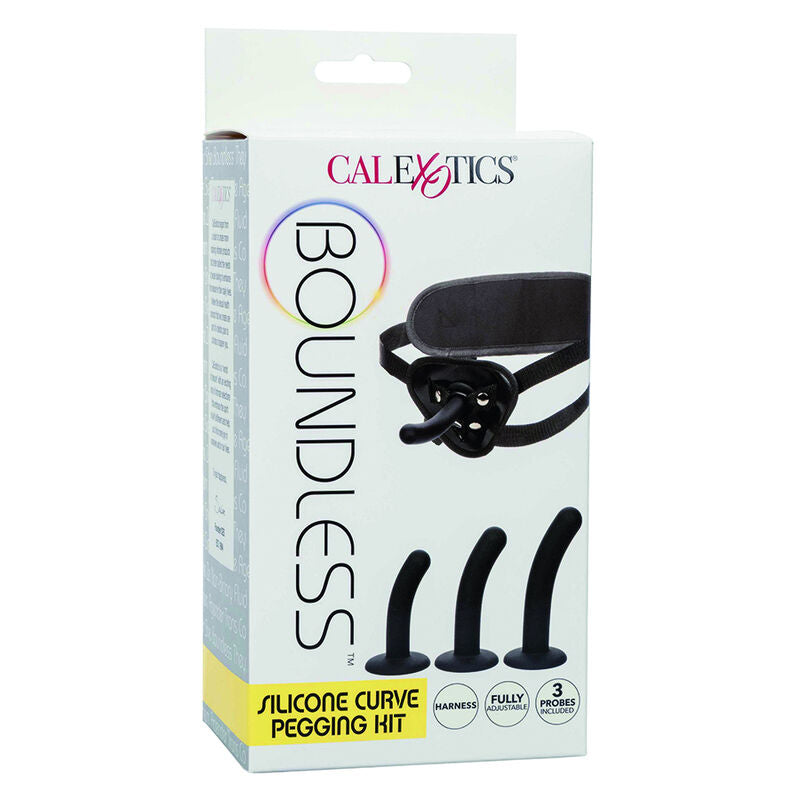 CALEXOTICS - KIT COURBE PÉNÉTRATION ANALE EN SILICONE BOUNDLESS