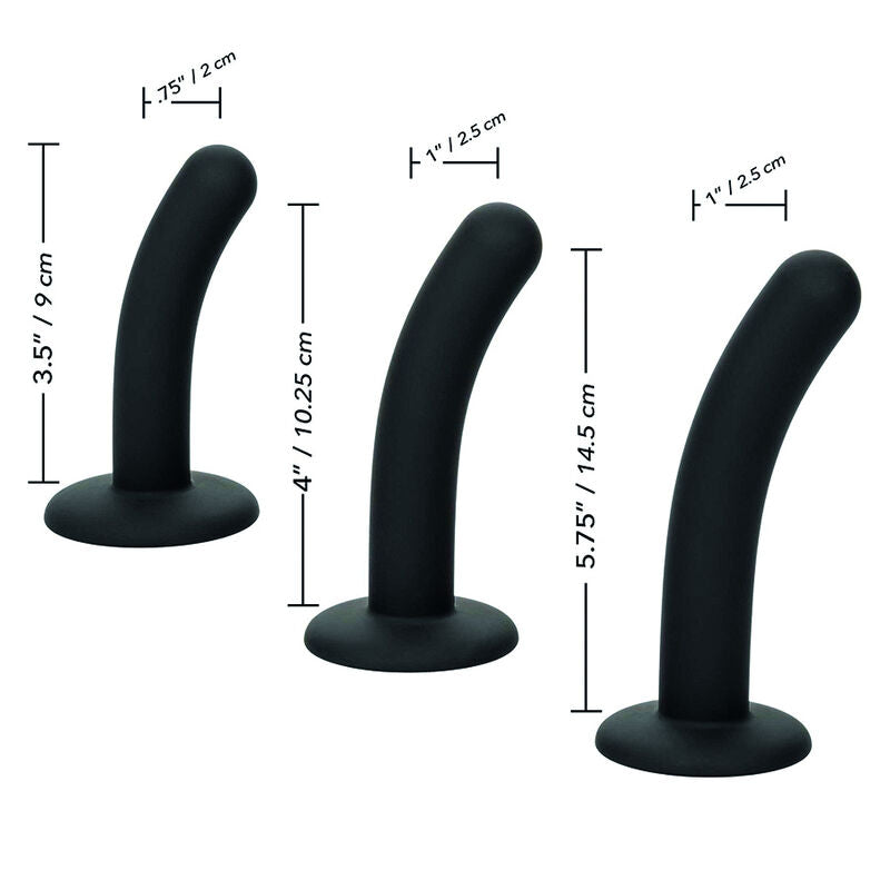 CALEXOTICS - KIT COURBE PÉNÉTRATION ANALE EN SILICONE BOUNDLESS