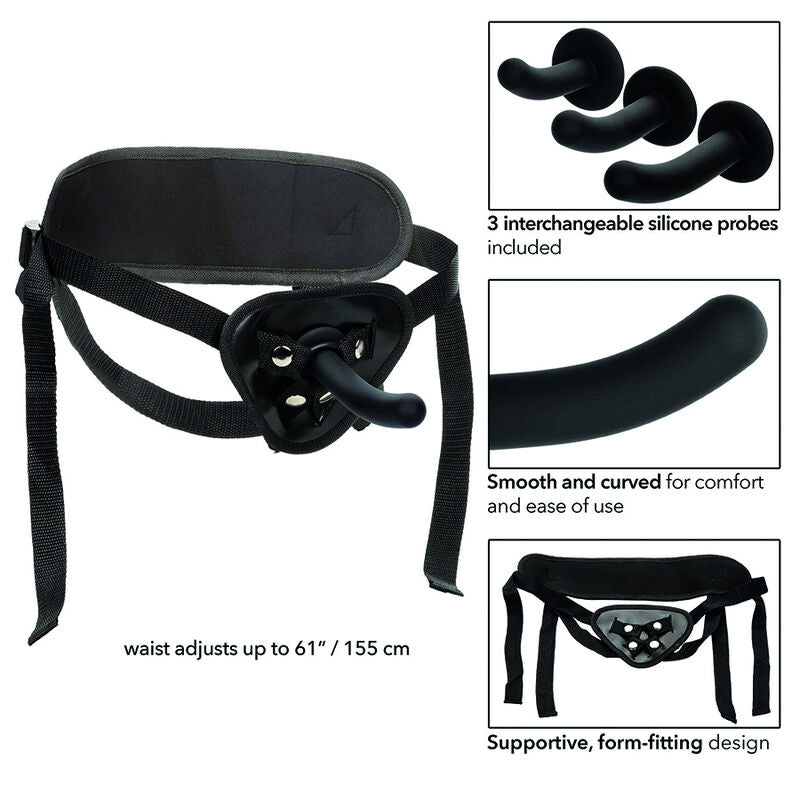 CALEXOTICS - KIT COURBE PÉNÉTRATION ANALE EN SILICONE BOUNDLESS