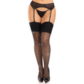 LEG AVENUE - BAS SPANDEX AVEC STRASS NOIRS