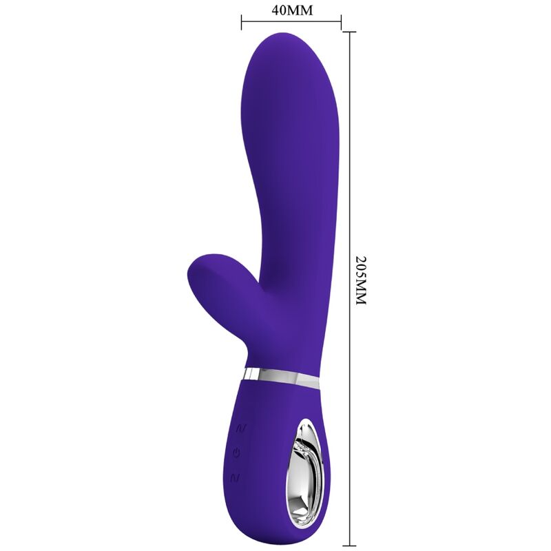 PRETTY LOVE - VIBROMASSEUR MULTIFONCTION POINT G THOMAS VIOLET