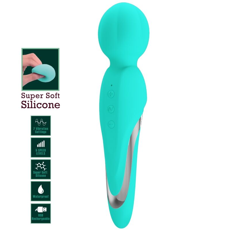 PRETTY LOVE - WALTER VIBRATEUR BAGUETTE VERT AQUA