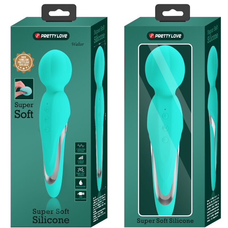 PRETTY LOVE - WALTER VIBRATEUR BAGUETTE VERT AQUA