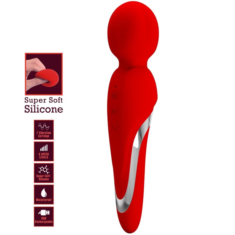 PRETTY LOVE - WALTER VIBRATEUR-BAGUETTE ROUGE