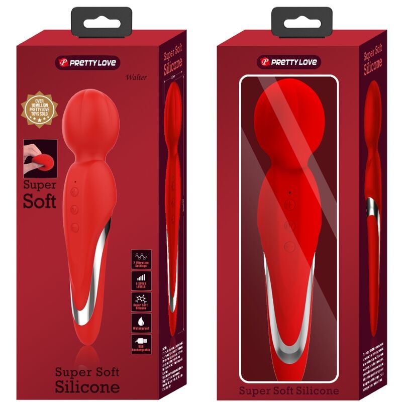 PRETTY LOVE - WALTER VIBRATEUR-BAGUETTE ROUGE