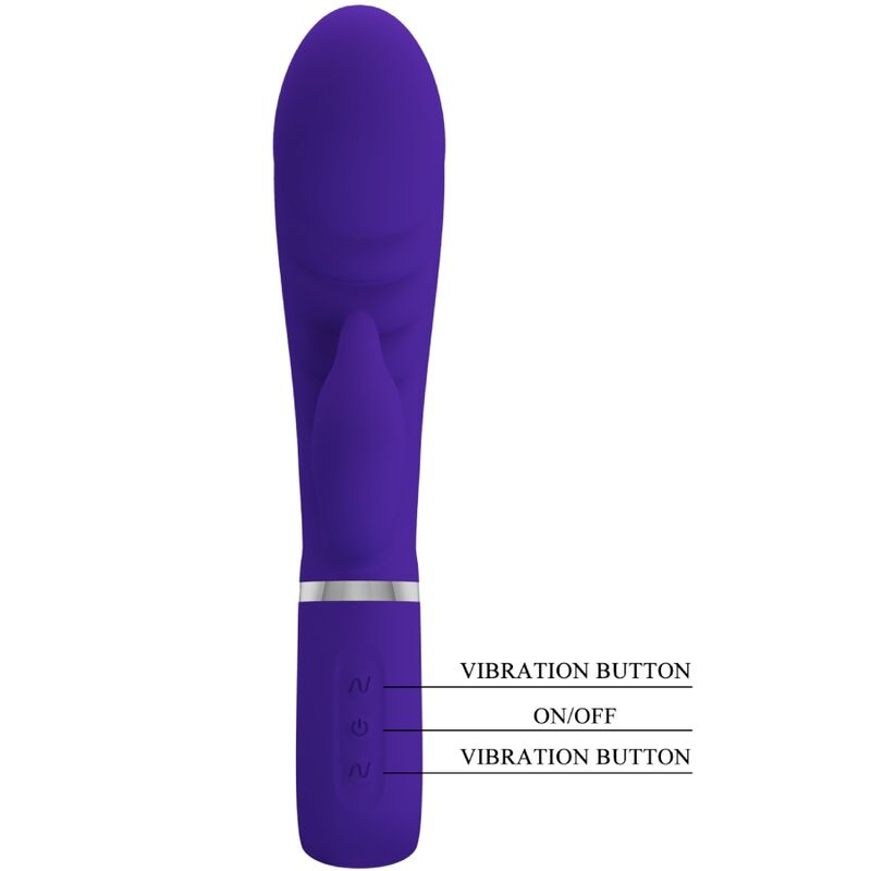 PRETTY LOVE - VIBROMASSEUR MULTIFONCTION G-SPOT PRESCOTT VIOLET