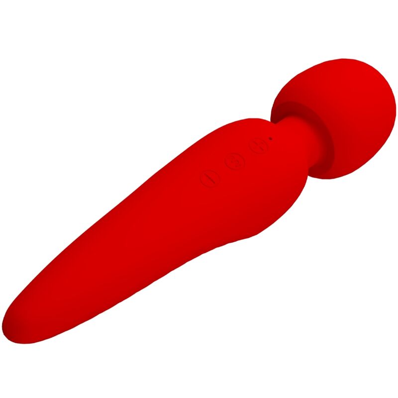 PRETTY LOVE - MEREDITH MASSAGEUR 12 MODES DE VIBRATION ROUGE