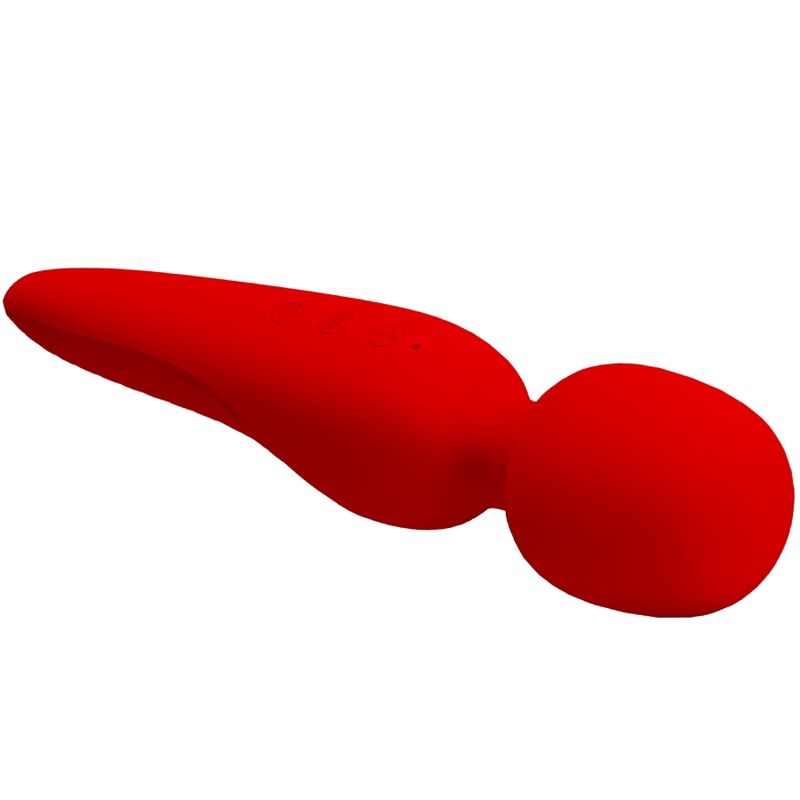 PRETTY LOVE - MEREDITH MASSAGEUR 12 MODES DE VIBRATION ROUGE