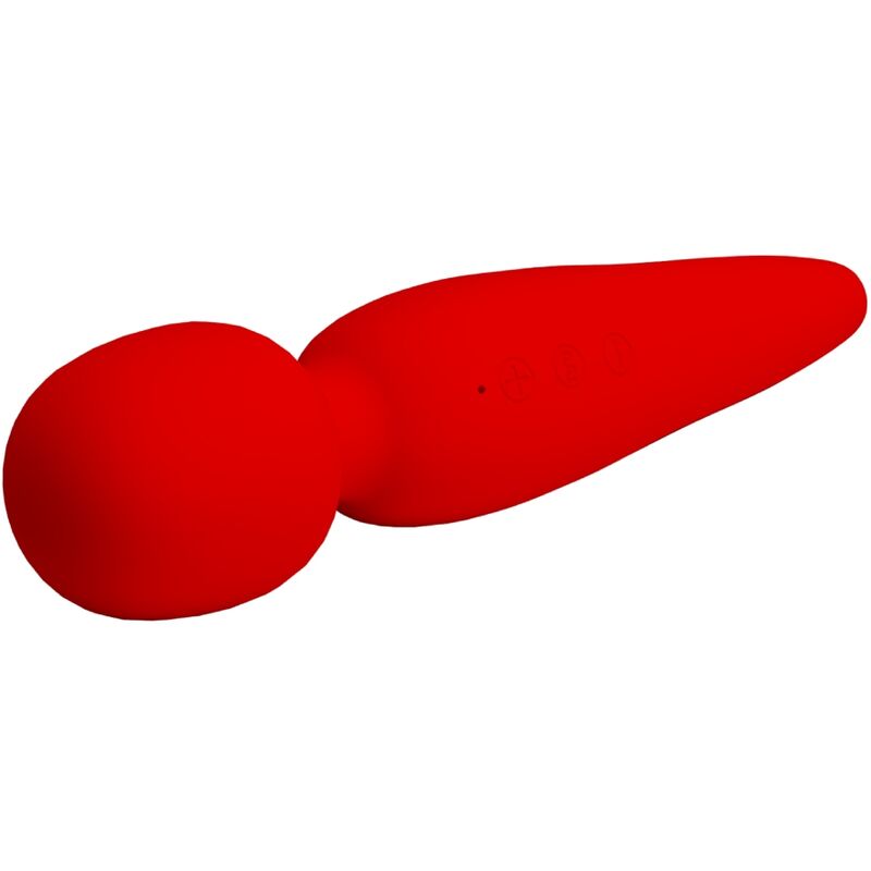 PRETTY LOVE - MEREDITH MASSAGEUR 12 MODES DE VIBRATION ROUGE
