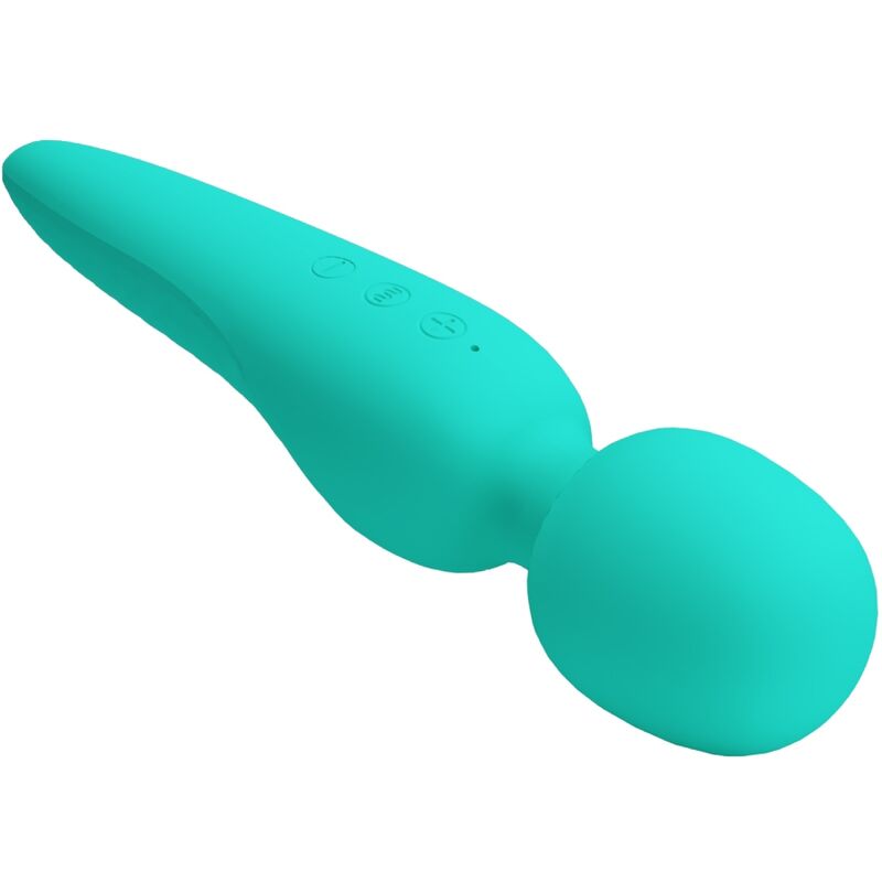 PRETTY LOVE - MEREDITH MASSAGEUR 12 MODES DE VIBRATION VERT AQUA