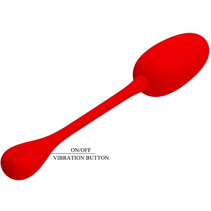 PRETTY LOVE - KNUCKER ŒUF VIBRANT RECHARGEABLE ROUGE