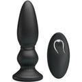 MR PLAY - VIBRATEUR PUISSANT AVEC TÉLÉCOMMANDE, PLUG ANAL, NOIR