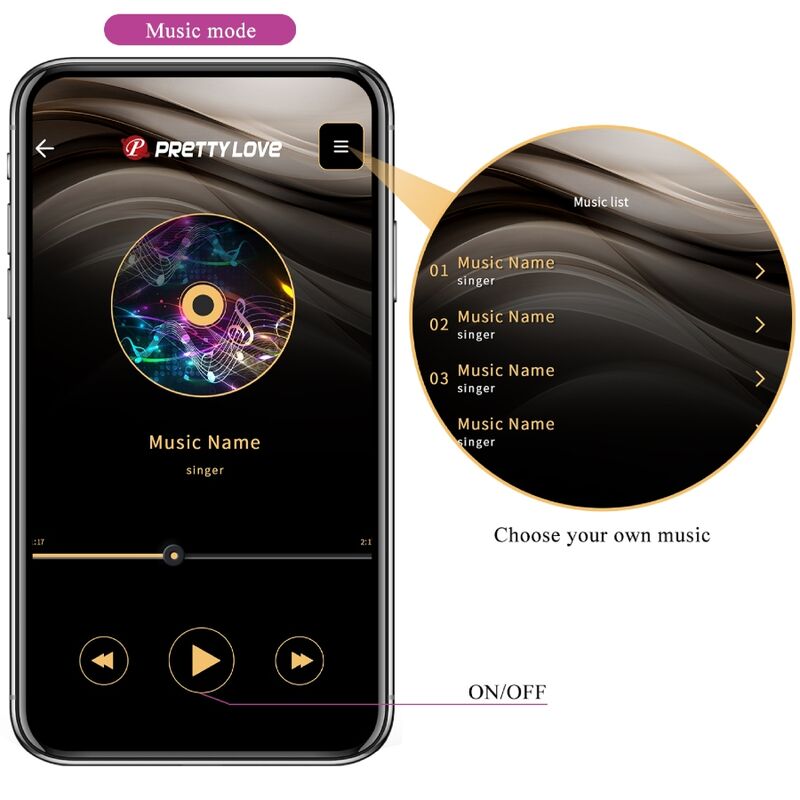 PRETTY LOVE - ELVIRA BOULES DE GYNÉCOLOGIE TÉLÉCOMMANDE APP VIOLET