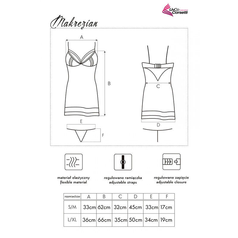 LIVCO CORSETTI FASHION - MAKREZIAN LC 90545 JUPE + CULOTTE NOIR