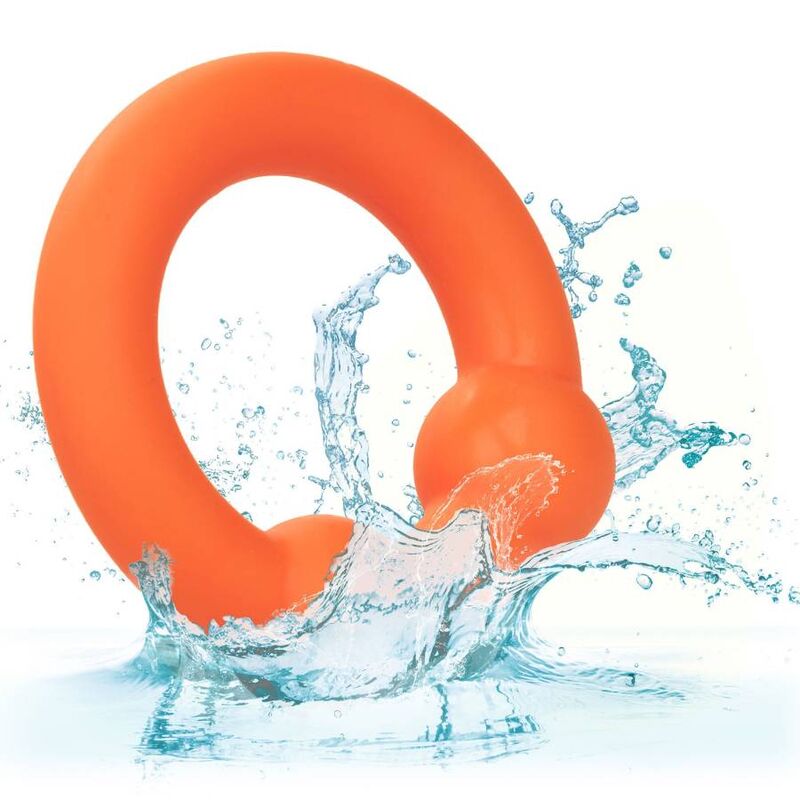 CALEXOTICS - ANNEAU DE BOULES DOUBLES ALPHA ORANGE