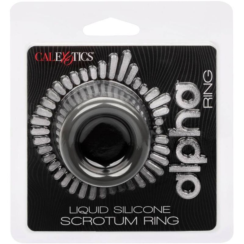 CALEXOTICS - ANNEAU DE TENSION SCROTALE ALPHA NOIR