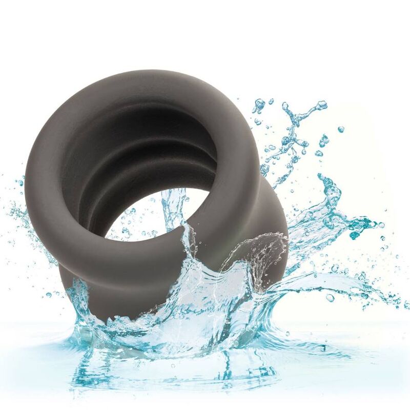 CALEXOTICS - ANNEAU DE TENSION SCROTALE ALPHA NOIR