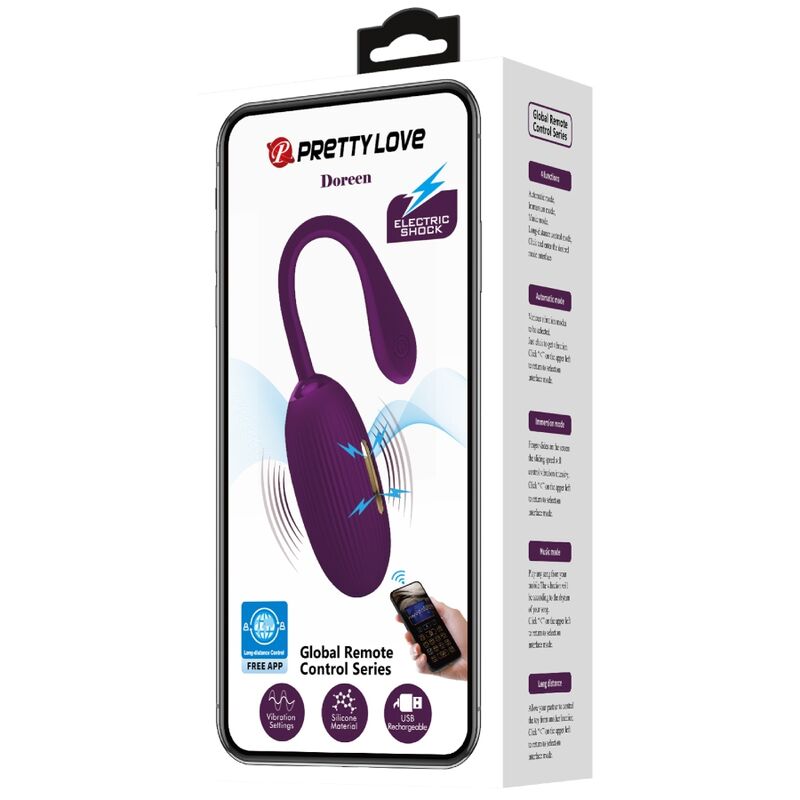 PRETTY LOVE - DOREEN ŒUF VIBRANT RECHARGEABLE VIOLET