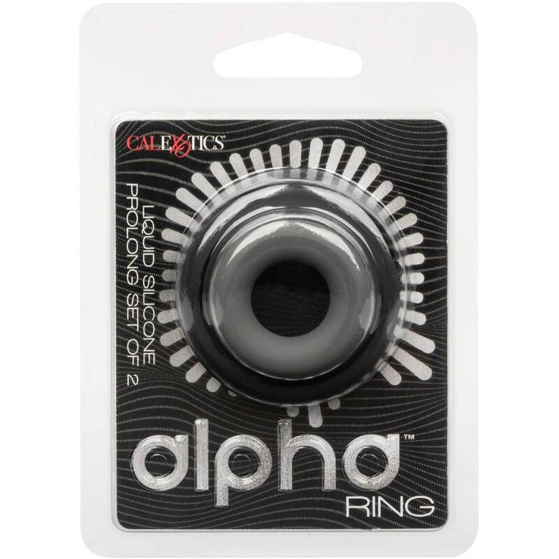 CALEXOTICS - ENSEMBLE ALPHA PROLONG AVEC 2 ANNEAUX GRIS