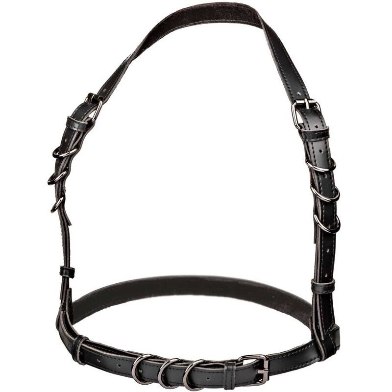 CALEXOTICS - EUPHORIA PLUS SIZE HARNAIS HALTER BOUCLE NOIR