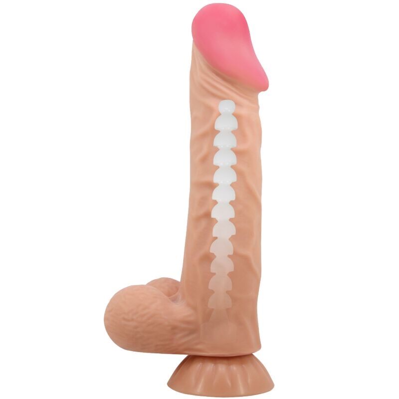 PRETTY LOVE - SÉRIE SLIDING SKIN DILDO RÉALISTE AVEC VENTOUSE SLIDING SKIN 24 CM