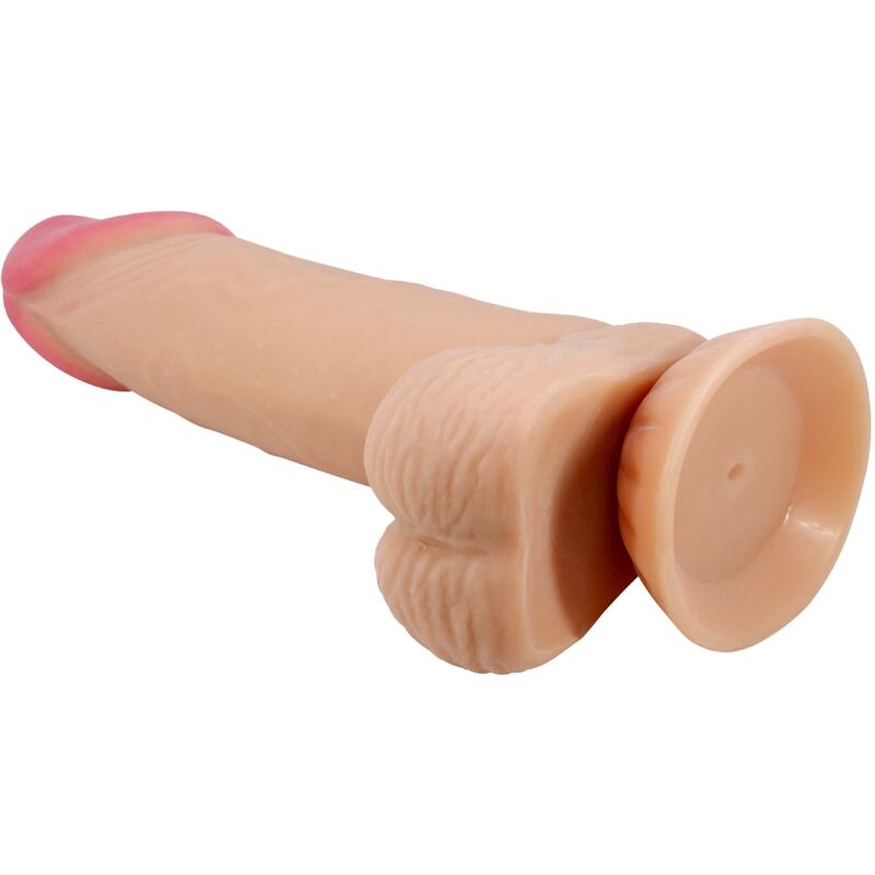 PRETTY LOVE - SÉRIE SLIDING SKIN GODEMICHET RÉALISTE AVEC VENTOUSE SLIDING SKIN 19,4 CM