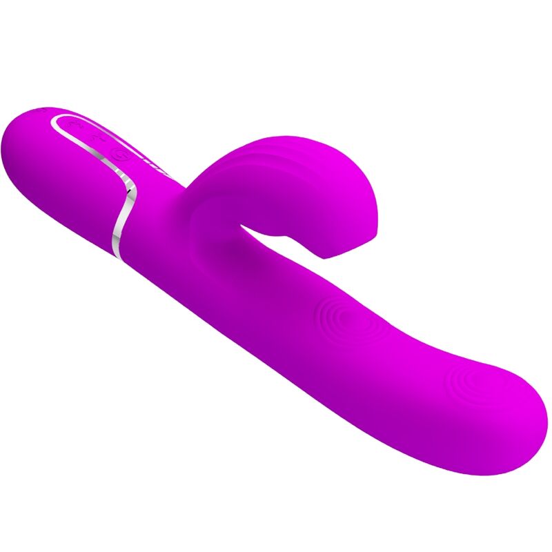 PRETTY LOVE - VIBROMASSEUR MULTIFONCTIONNEL 3 EN 1 POUR POINT G PERLITA VIOLET