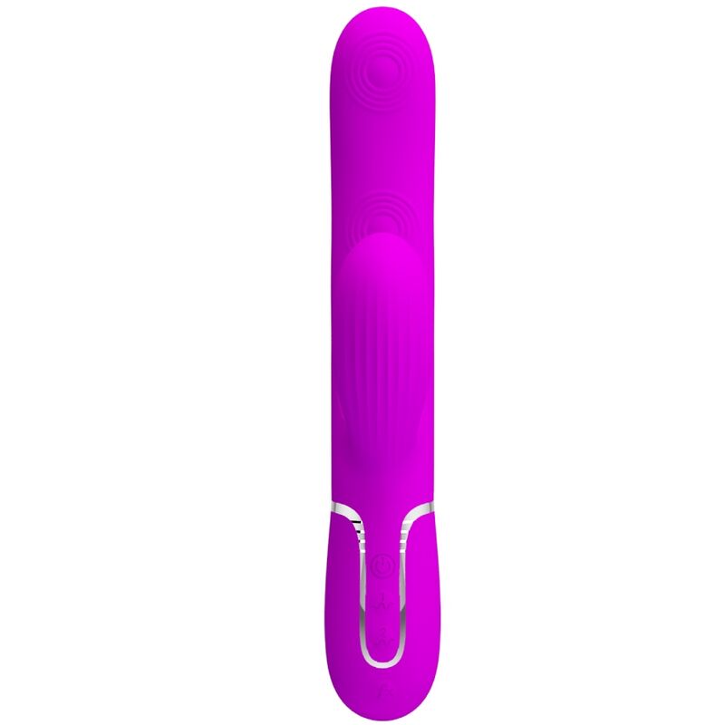 PRETTY LOVE - VIBROMASSEUR MULTIFONCTIONNEL 3 EN 1 POUR POINT G PERLITA VIOLET